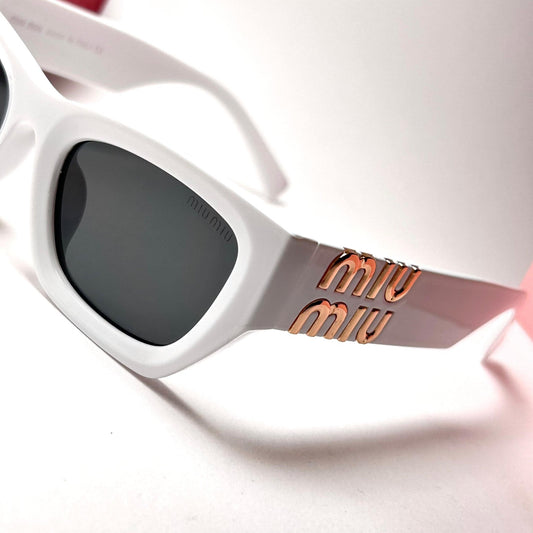 Miu Miu Glimpse Square - White