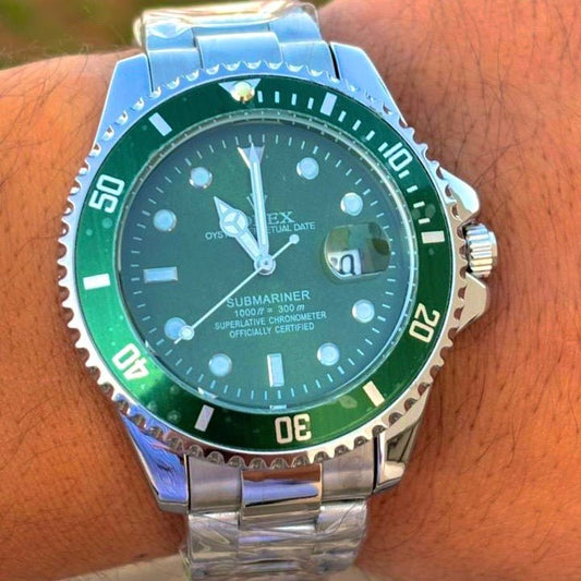 Rolex Submariner For Him "Hulk" - Stainless Steel with Green Dial and Bezel