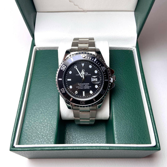 Rolex Submariner For Him - Stainless Steel with Black Dial and Bezel