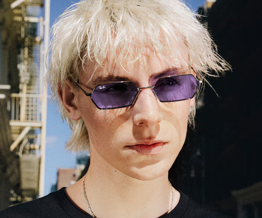 Ray Ban RB3728 Yevi Bio-Based - Purple Gradient