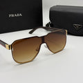 Prada Sunglasses – Brown Gradient Shield