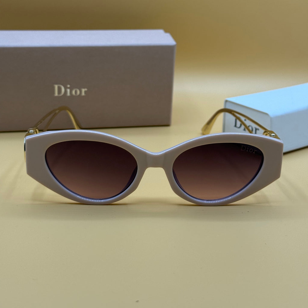 Dior Cat-Eye Sunglasses – Cream