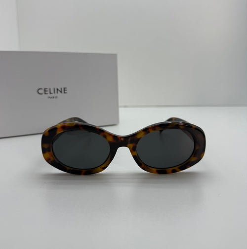 Celine Paris Tortoiseshell Oval Frame