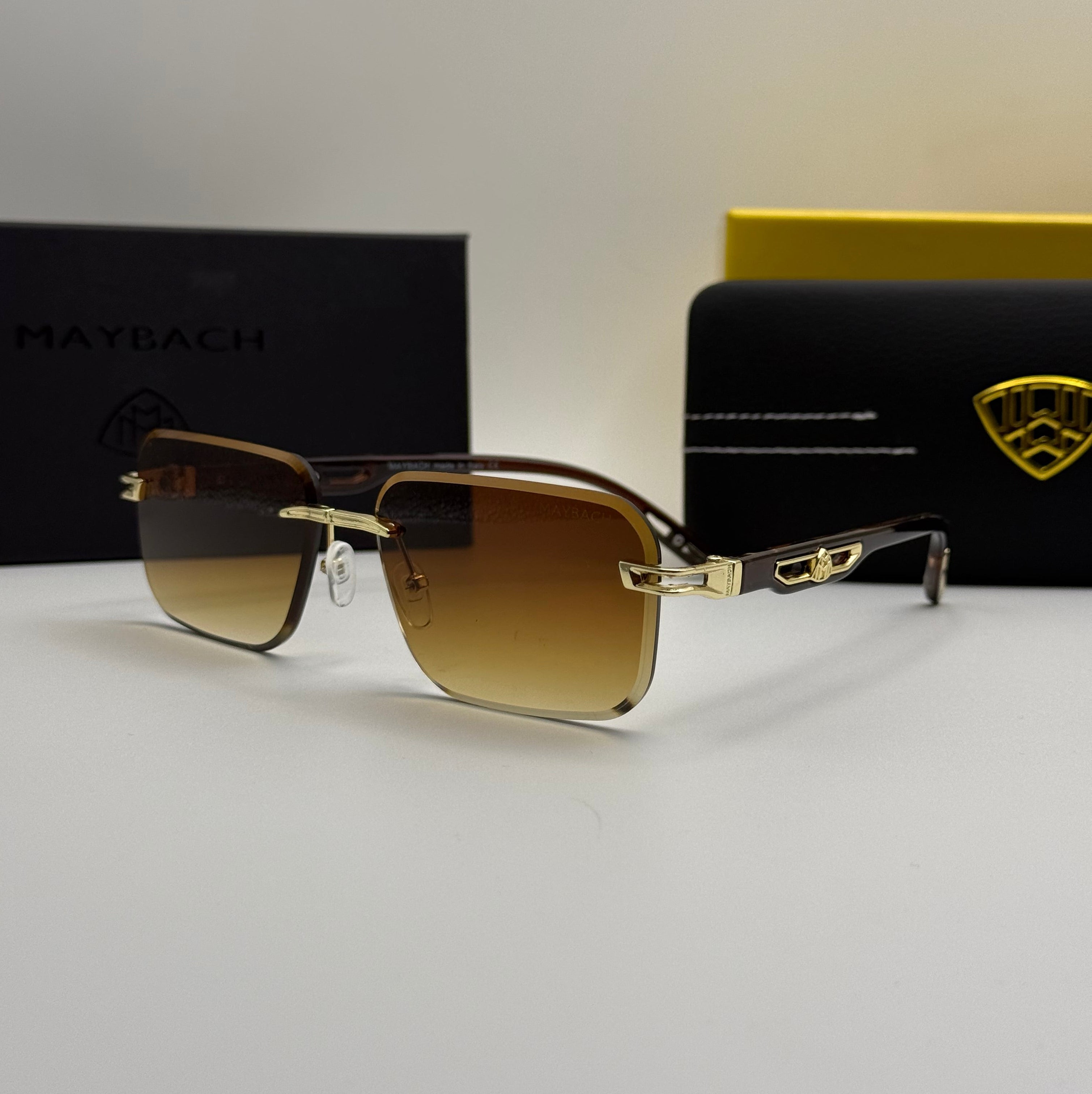 Maybach Sunglasses – Brown Gradient / Gold