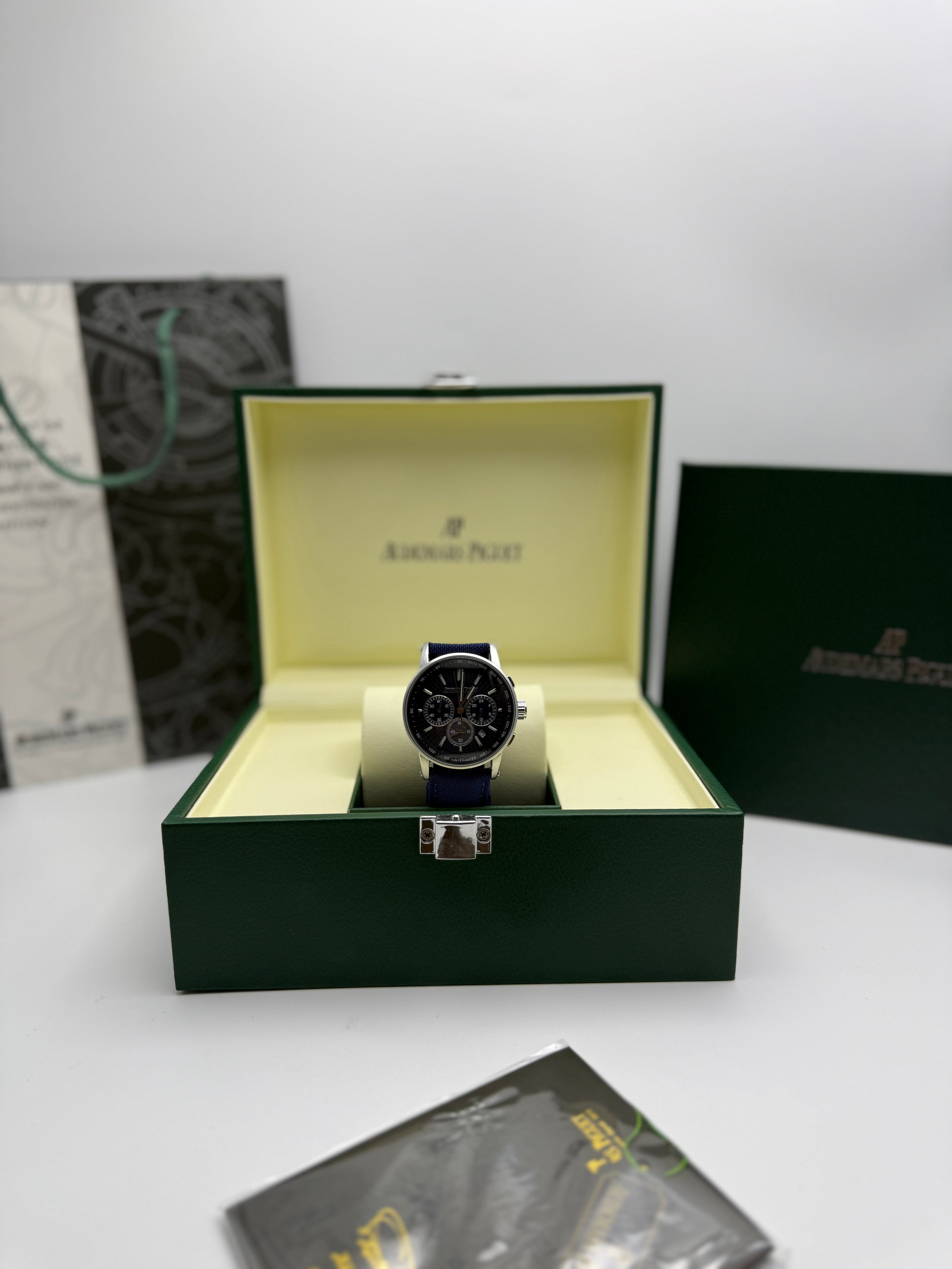 Audemars Piguet Jules Audemars Chronograph — Navy Blue Strap