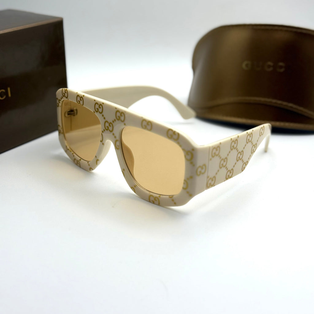 Gucci GG Ivory Oversized Sunglasses