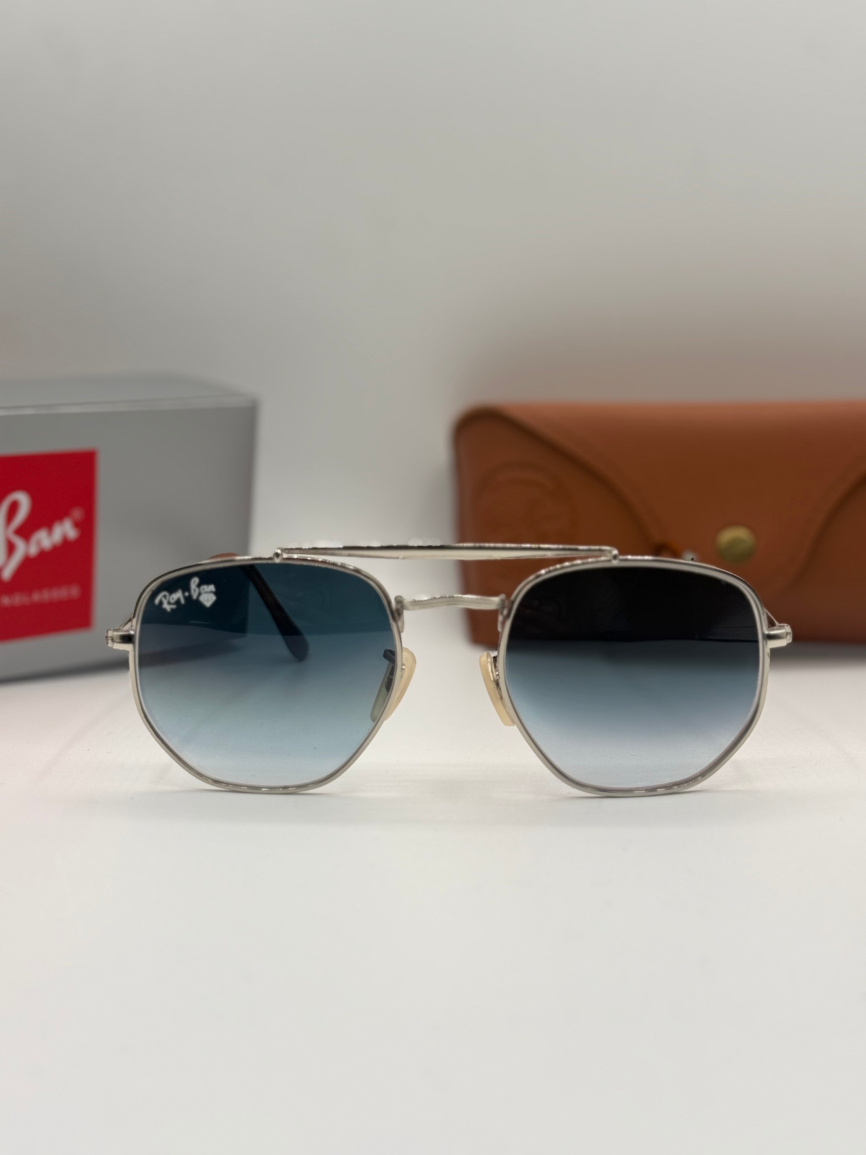 Ray Ban Marshal II – Silver / Gradient Blue