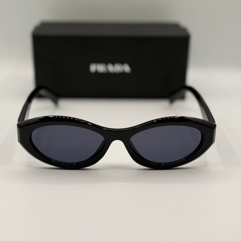 Prada Oval Sunglasses - Black