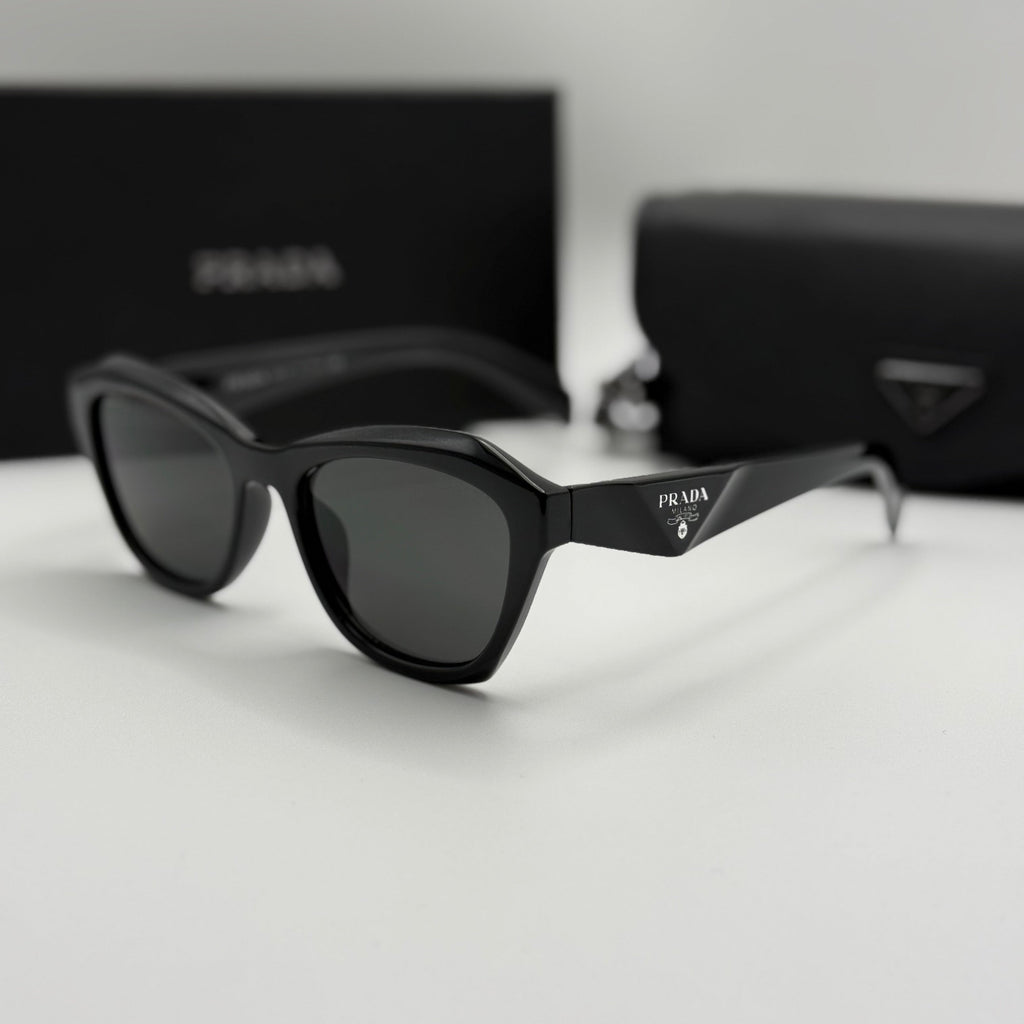 Prada Sunglasses – Black Cat-Eye