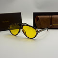 Tom Ford Aviator Sunglasses – Yellow Lens / Havana Tortoise Frame