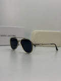 Marc Jacobs Aviator Sunglasses – Silver / Blue