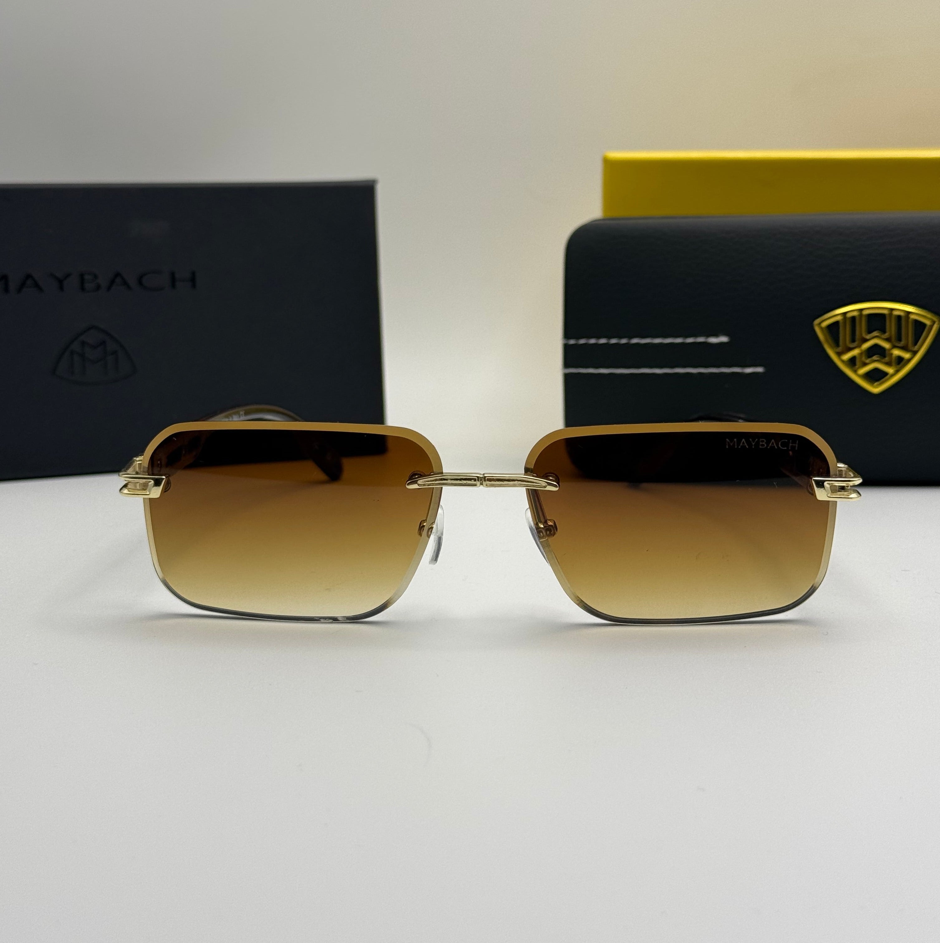 Maybach Sunglasses – Brown Gradient / Gold