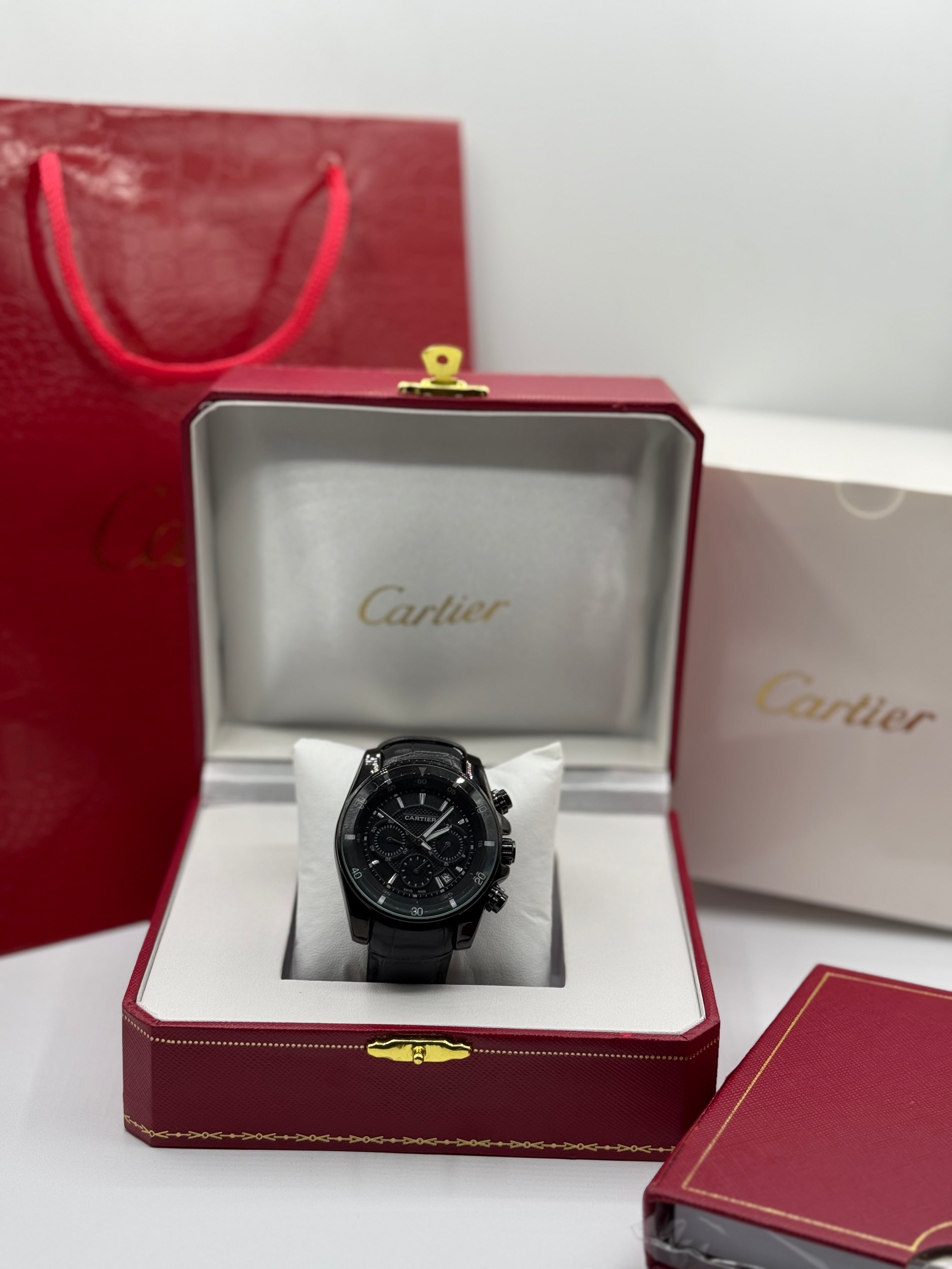 Cartier Calibre Chronograph – Full Black Edition