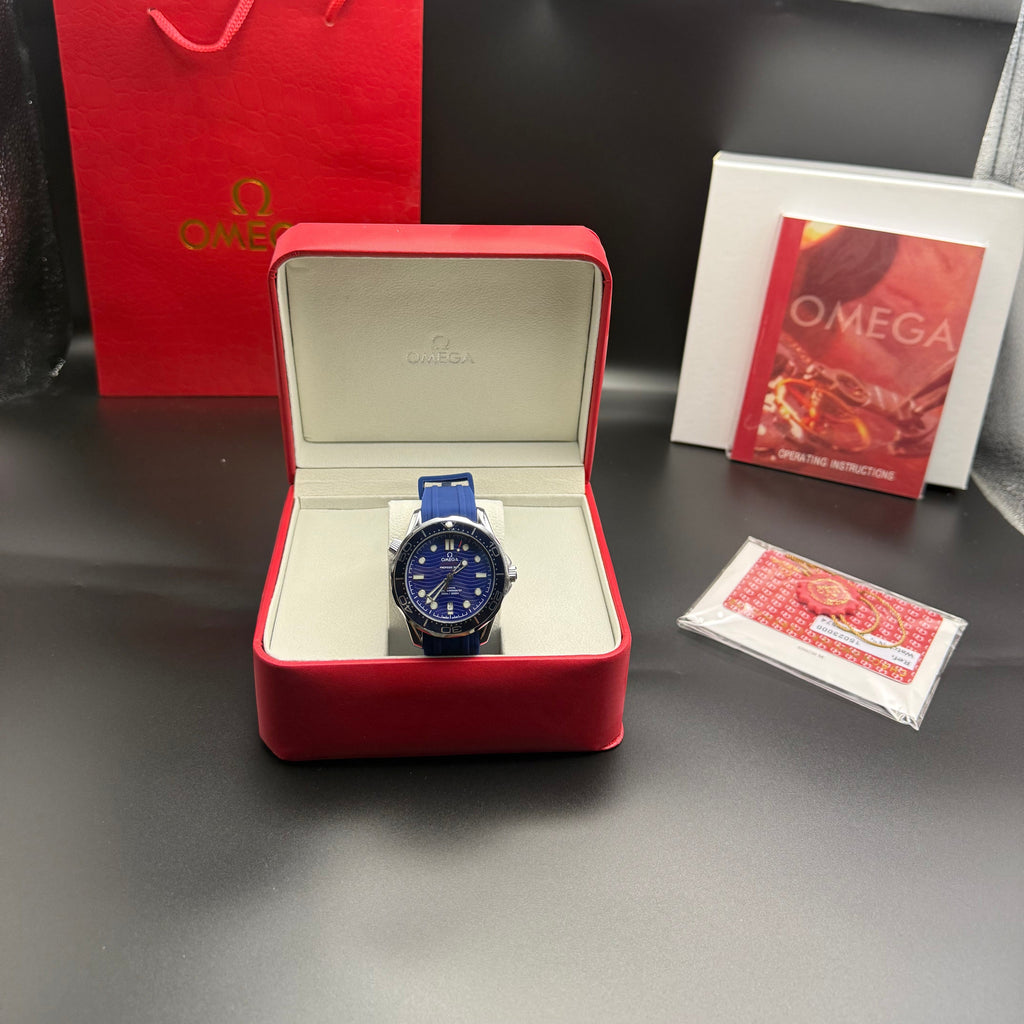 Omega Seamaster Diver 300M Blue Dial Watch