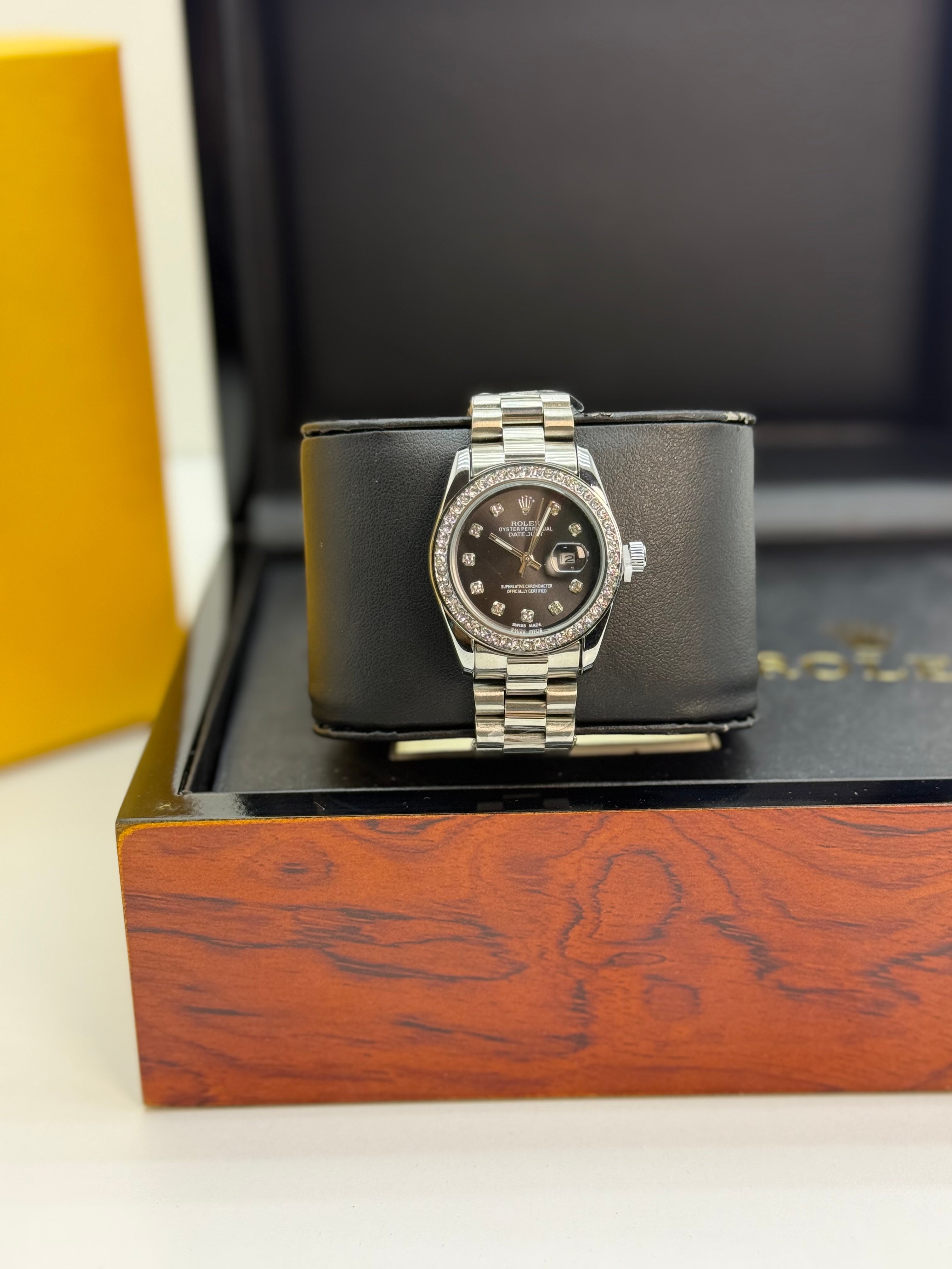 Rolex Datejust 31 Diamond Bezel – Dark Dial | Rolex for Her