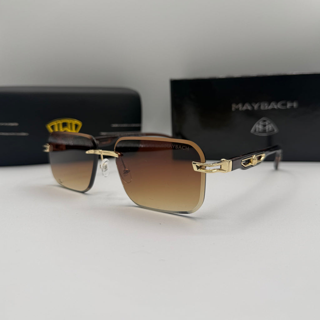 Maybach Sunglasses – Brown Gradient / Gold