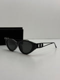 Dior CD Signature Cat-Eye Sunglasses – Matte Black