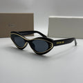 Christian Dior Cat-Eye Sunglasses — Black & Gold