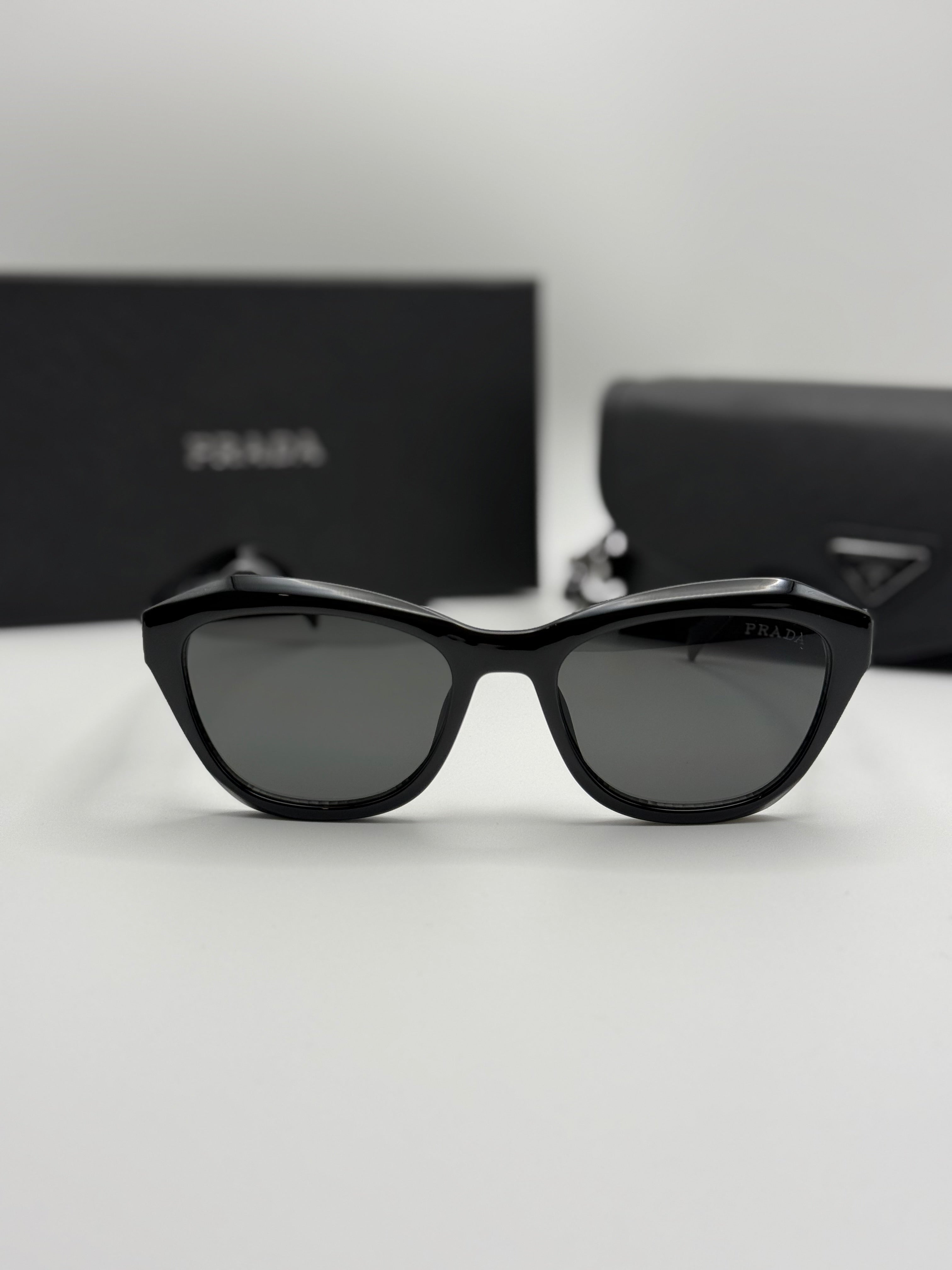 Prada Sunglasses – Black Cat-Eye