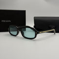 Prada Sunglasses – Black Frame / Aqua Lens