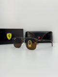 Ray Ban Scuderia Ferrari – Matte Brown / Brown G-15