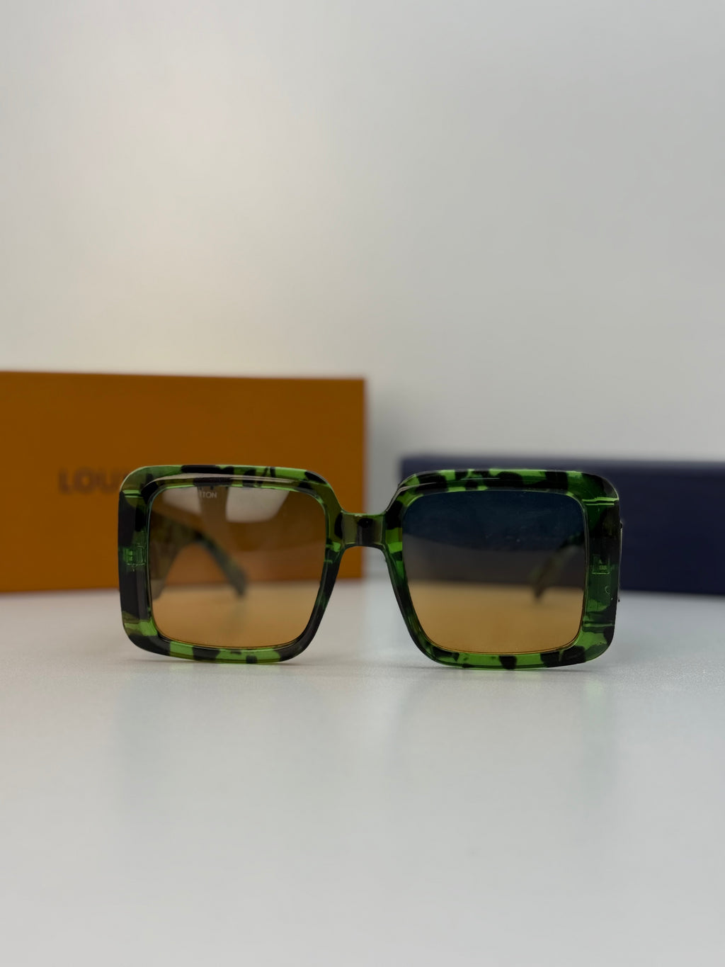 Louis Vuitton Square Sunglasses – Green Camo