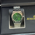 Audemars Piguet Royal Oak – Green Dial Frosted Case