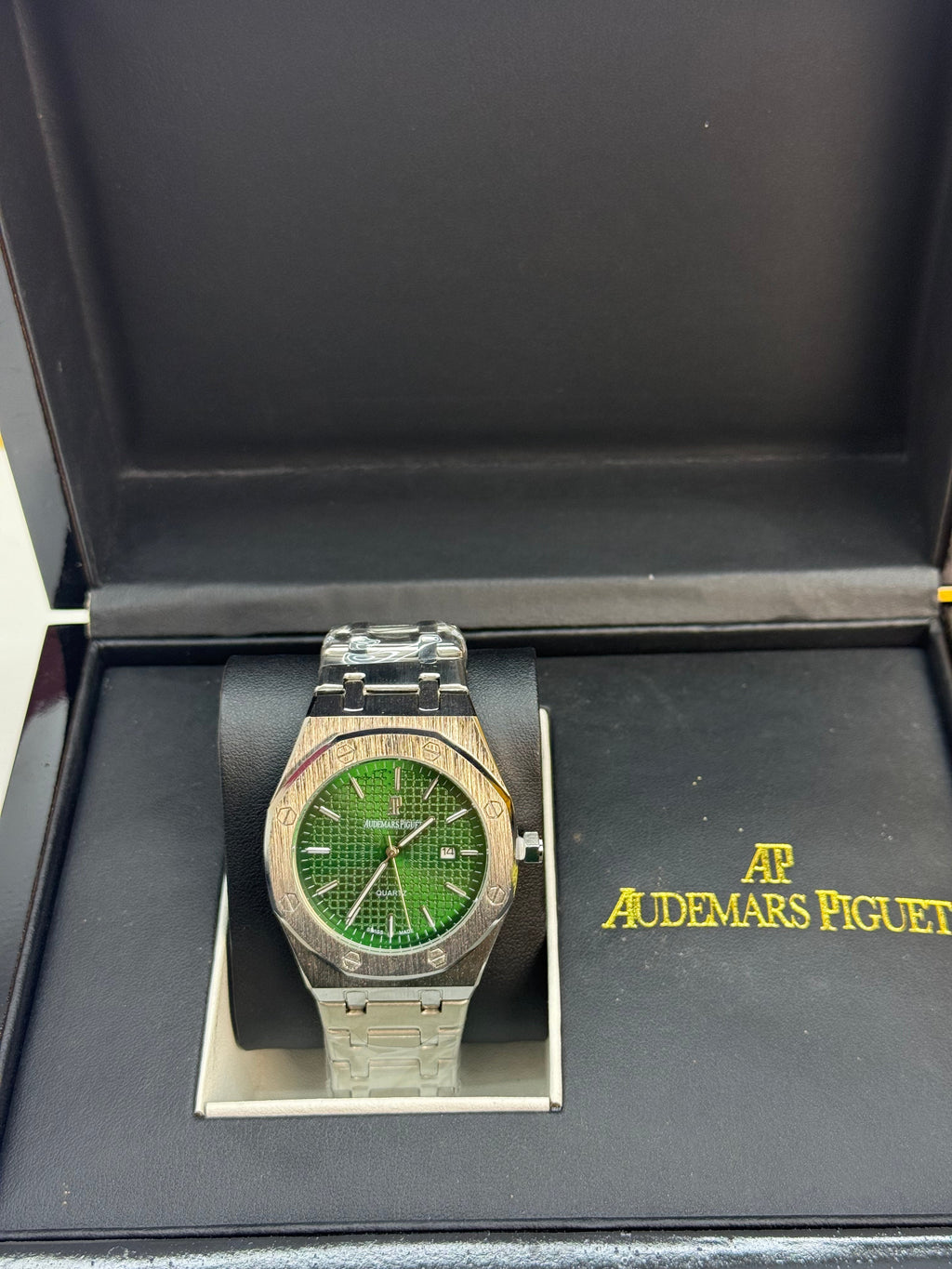 Audemars Piguet Royal Oak – Green Dial Frosted Case