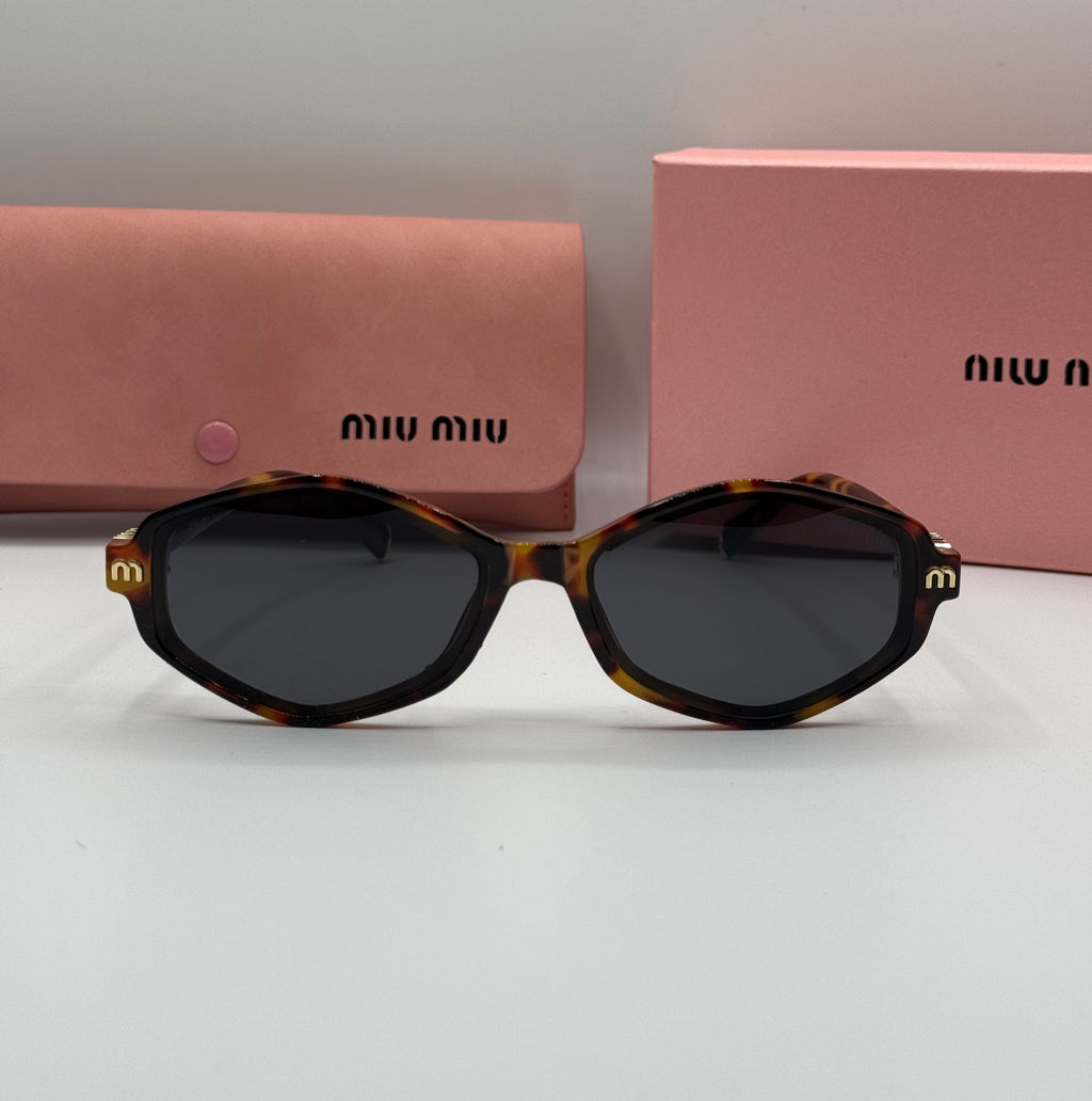 Miu Miu Sunglasses – Tortoise Shell / Dark Lenses