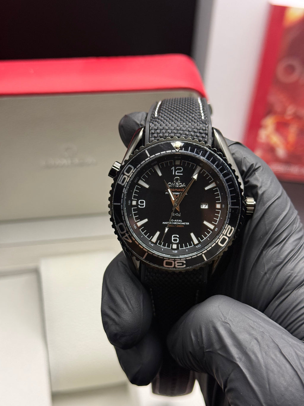 Omega Seamaster Planet Ocean Black Dial Watch