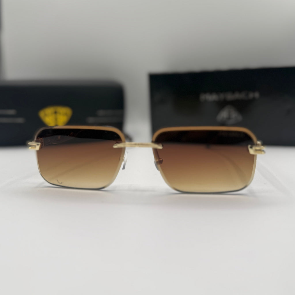 Maybach Sunglasses – Brown Gradient / Gold