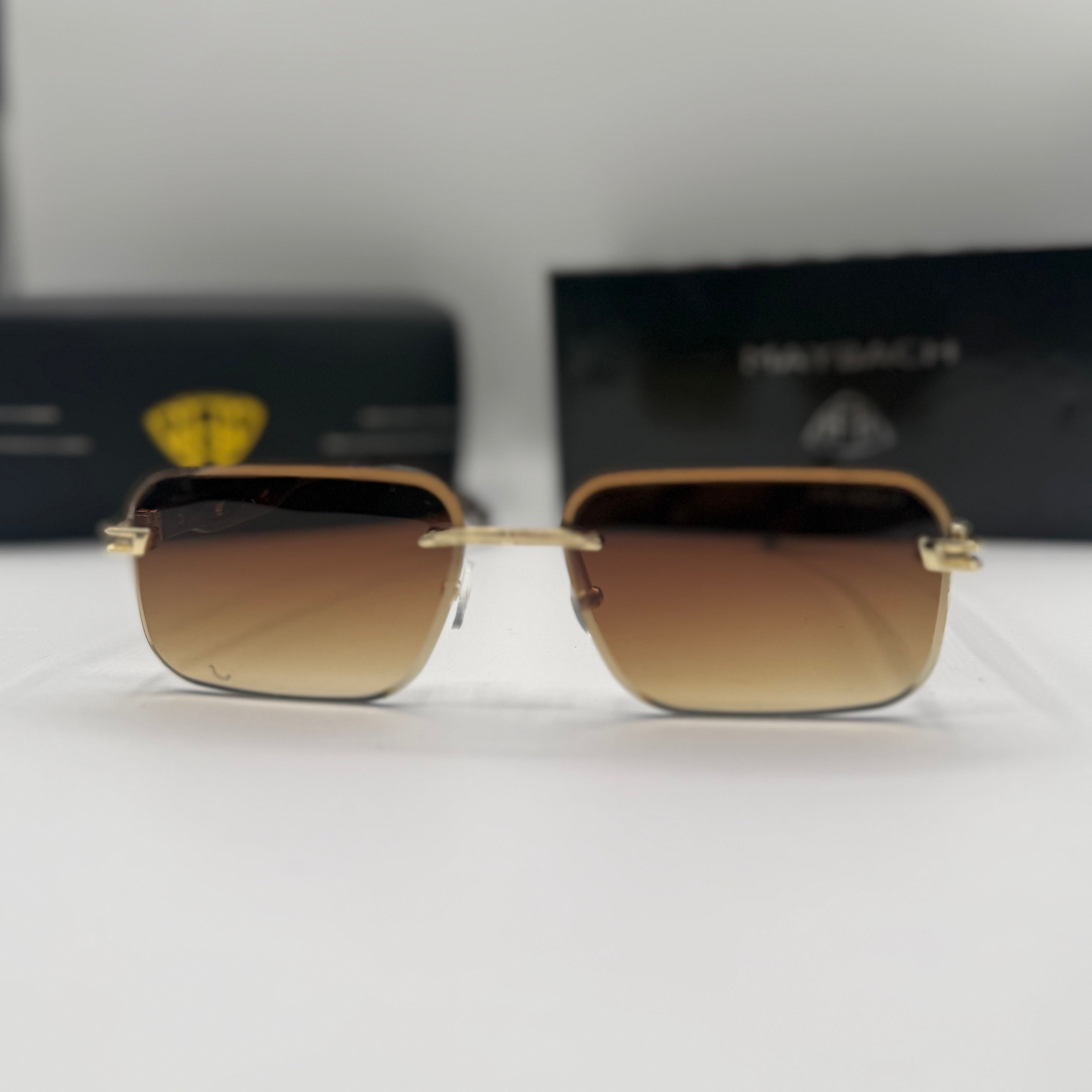 Maybach Sunglasses – Brown Gradient / Gold