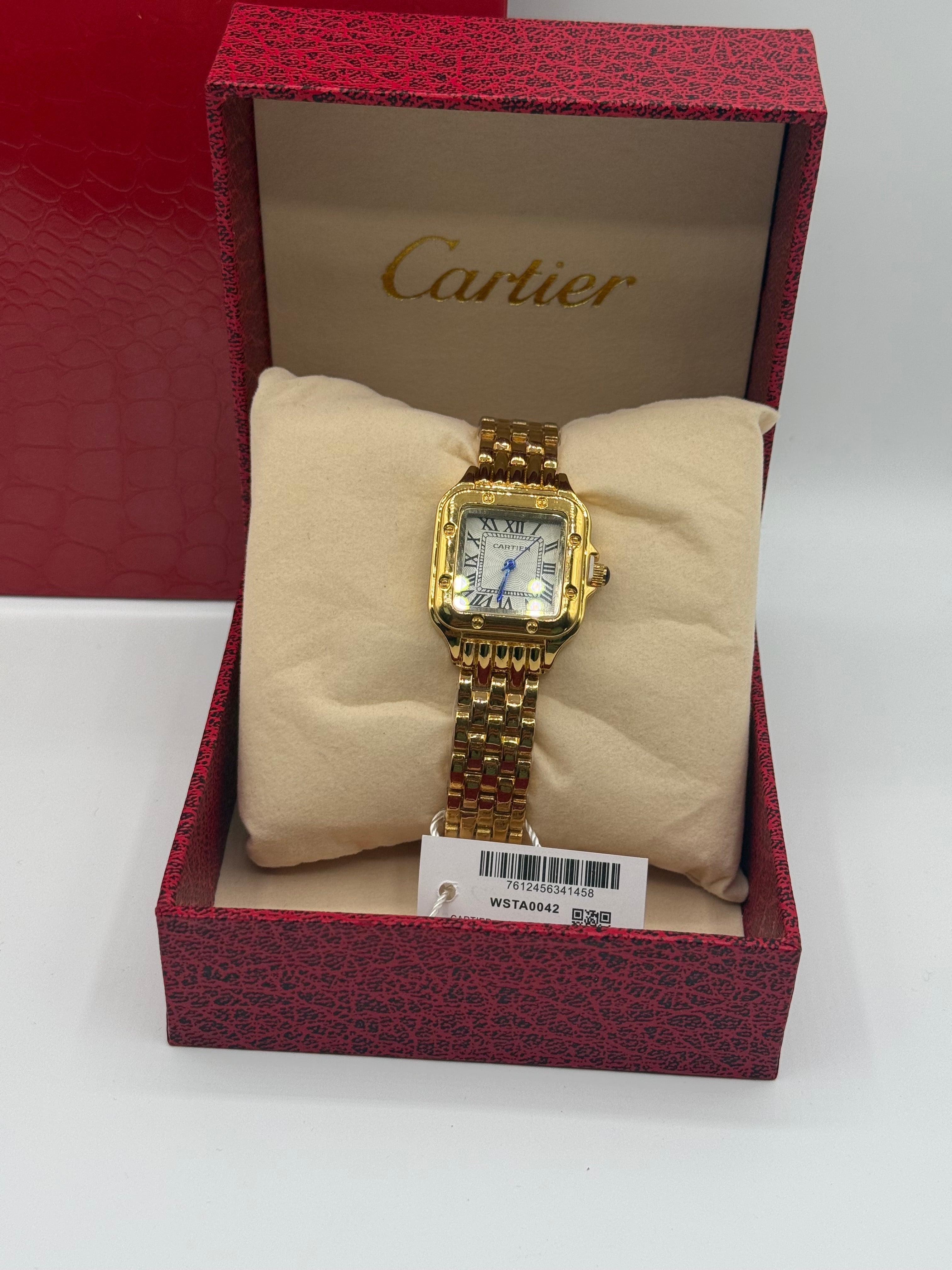 Cartier Panthère de Cartier Watch – Full Yellow Gold with White Dial