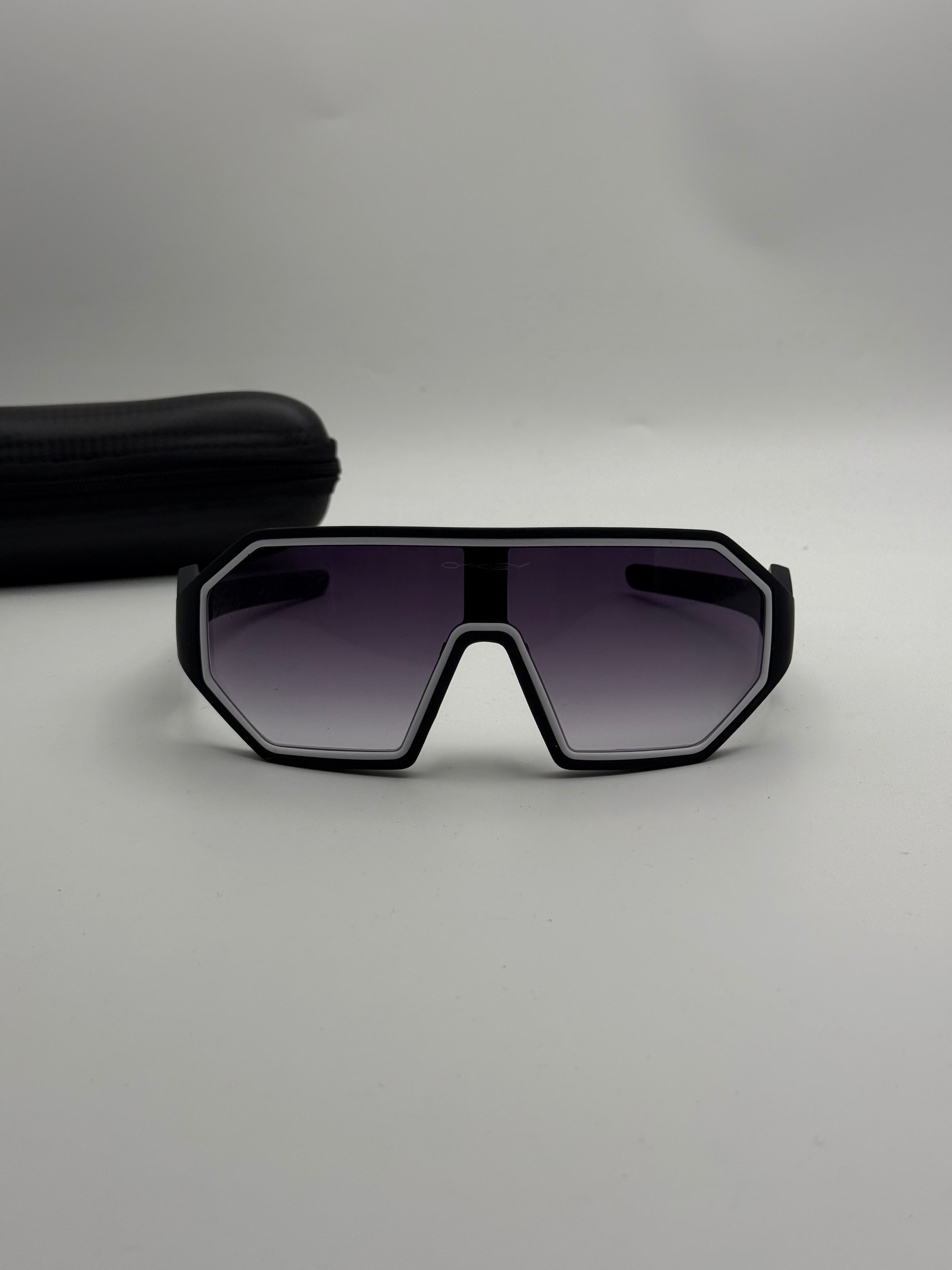 Oakley Wind Jacket – Black & White Shield Gradient