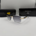 Maybach Rimless Sunglasses – Gold & Grey