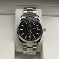 Omega Seamaster Black Dial Silver-Tone Bracelet Watch