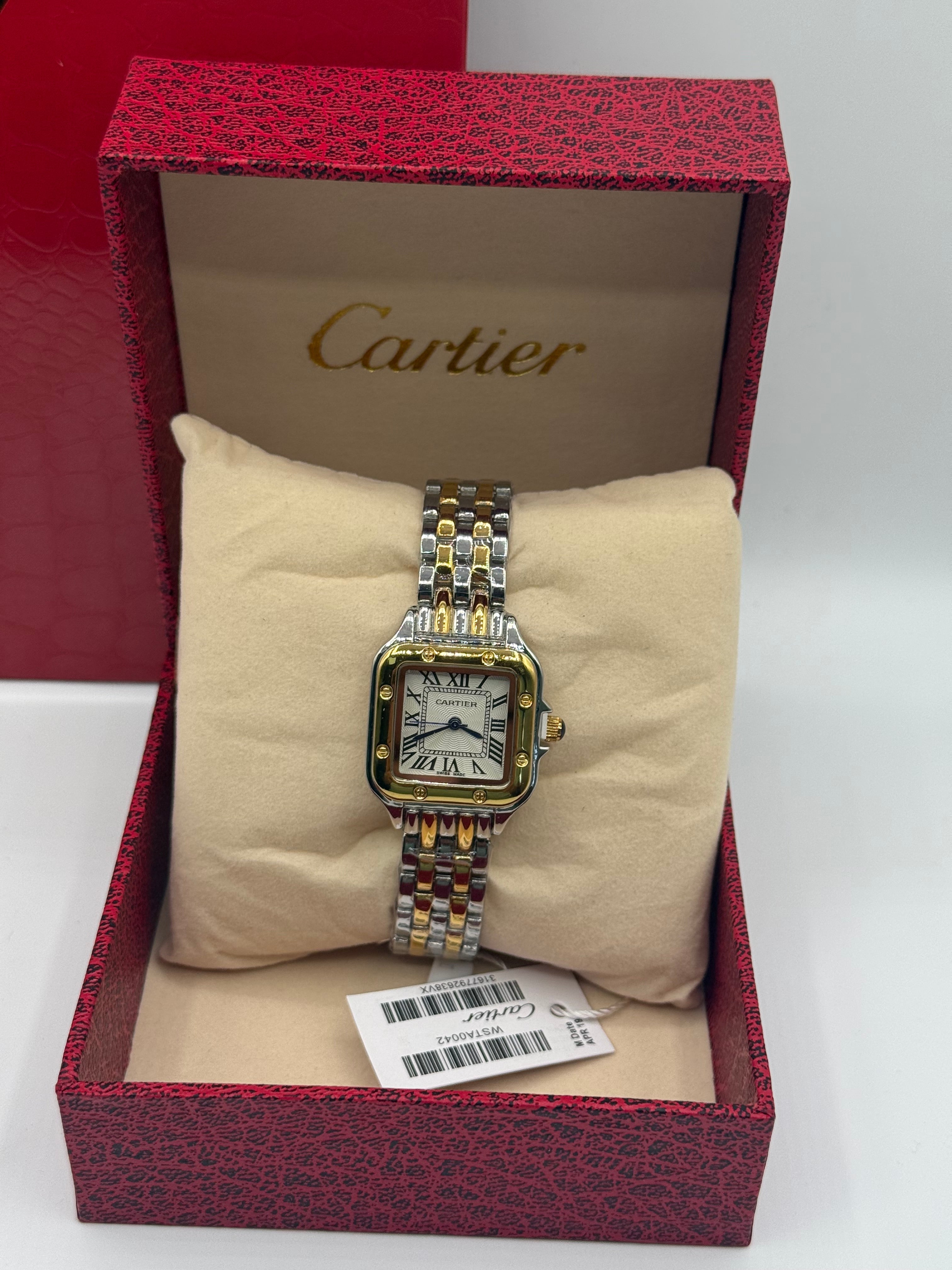 Cartier Panthère de Cartier Watch – Two-Tone Steel & Gold with White Dial