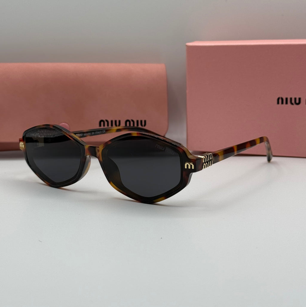Miu Miu Sunglasses – Tortoise Shell / Dark Lenses