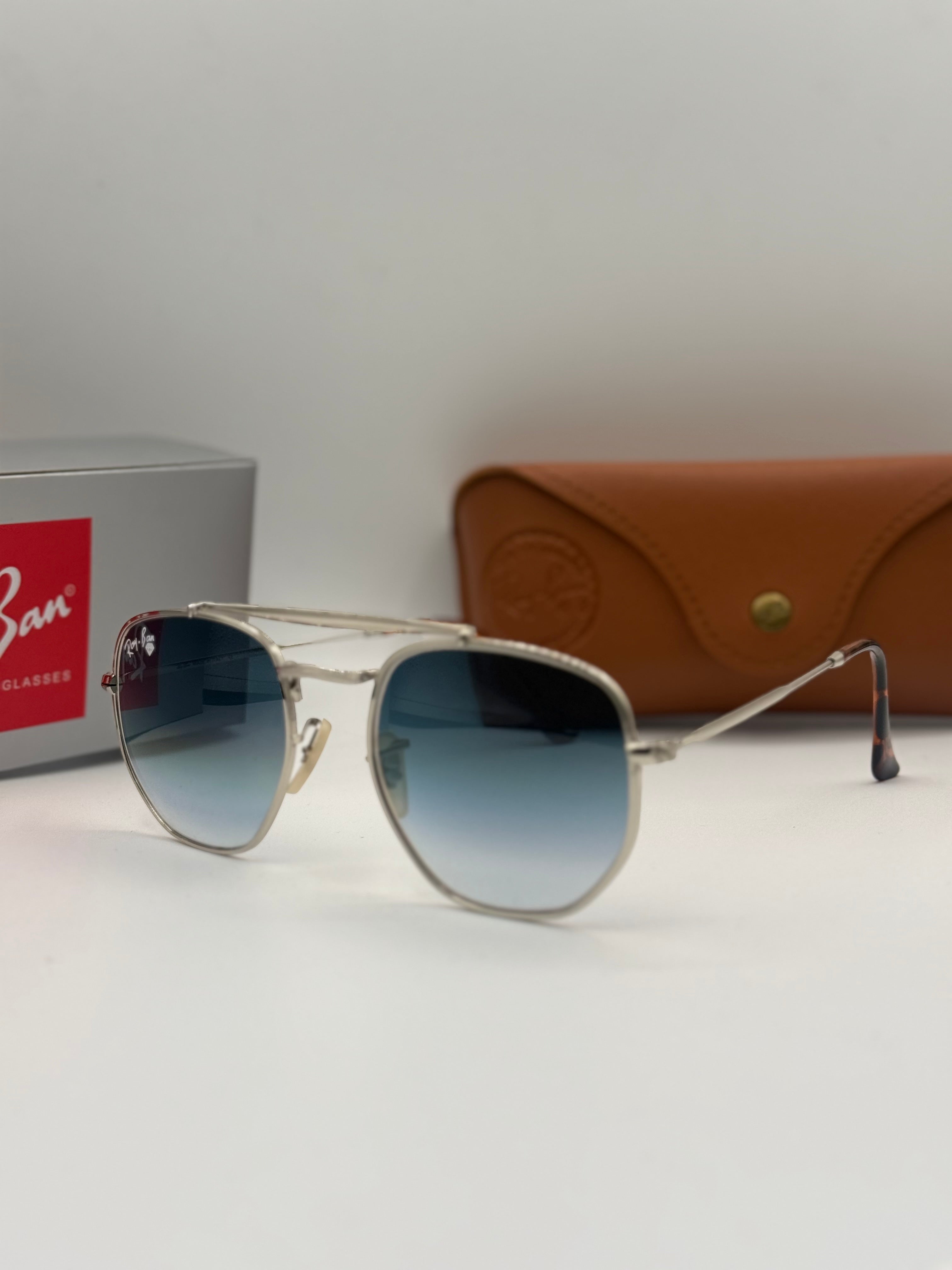 Ray Ban Marshal II – Silver / Gradient Blue