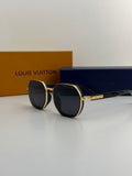 Louis Vuitton Square Sunglasses – Black & Gold