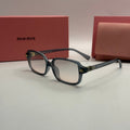Miu Miu Square Optical Glasses – Transparent Grey