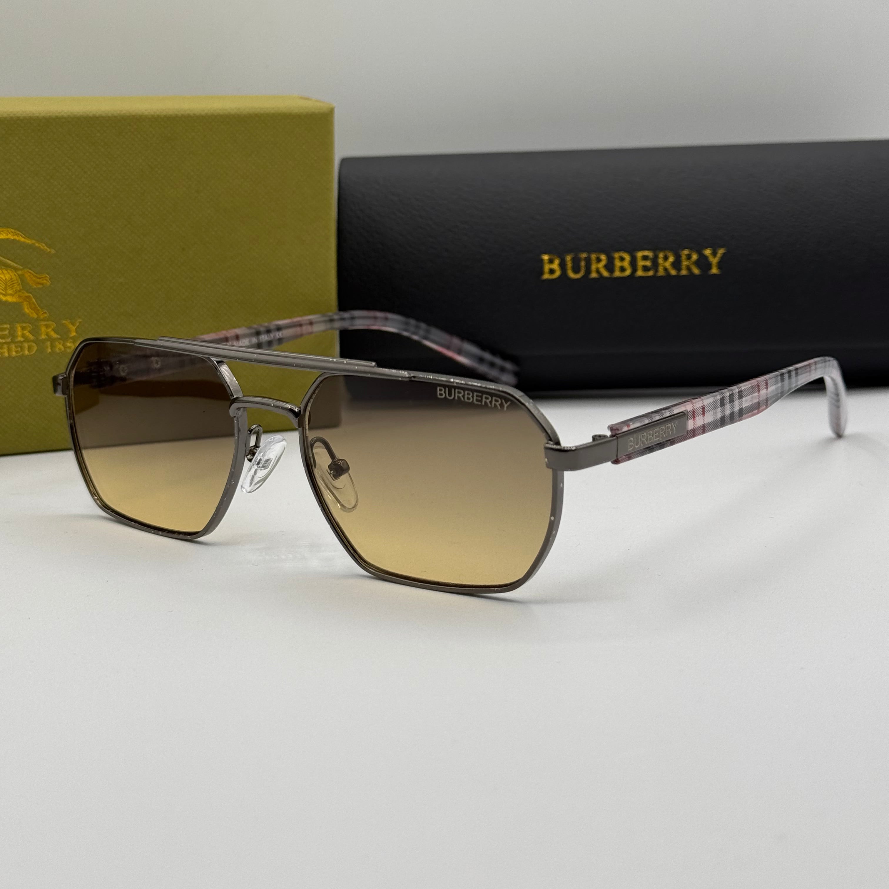 Burberry Square Navigator Sunglasses