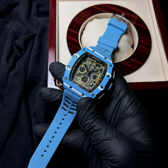 Richard Mille RM 011-03 Chronograph Skeleton – Blue