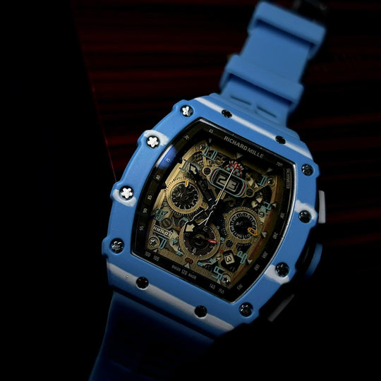 Richard Mille RM 011-03 Chronograph Skeleton – Blue