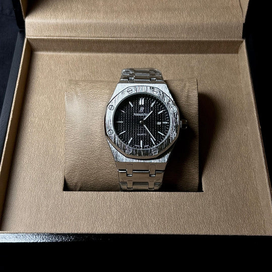 Audemars Piguet Classic Royal Oak For Him – Silver Black