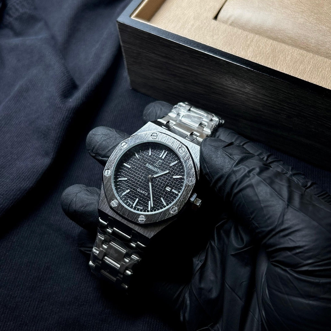 Audemars Piguet Classic Royal Oak For Him – Silver Black