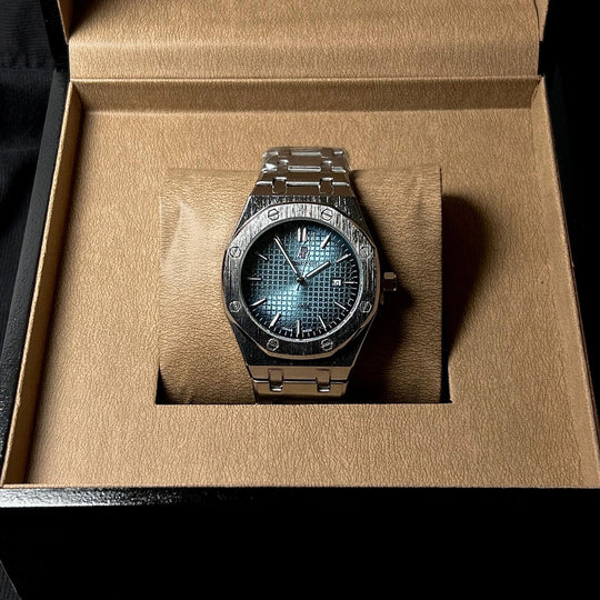 Audemars Piguet Classic Royal Oak For Him – Silver Blue