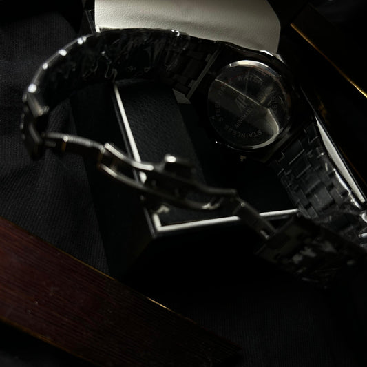 Audemars Piguet Royal Oak Chronograph For Him – Black Steel with Rose Gold pattern