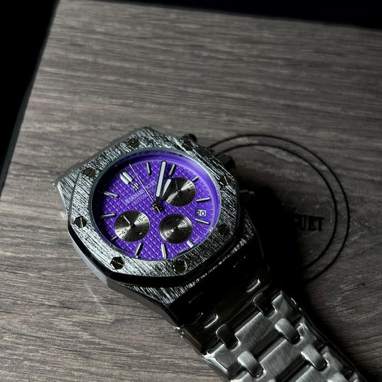Audemars Piguet Royal Oak Chronograph For Him – Silver Purple