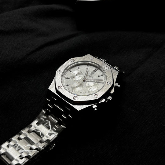 Audemars Piguet Royal Oak Chronograph For Him – Silver White Dial